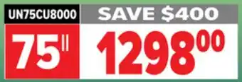 2001 Audio Video Samsung 75 led uhd premium bt smart tv offer