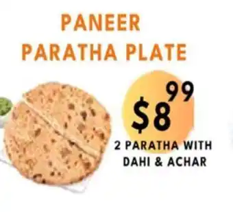 Food World Supermarket Paneer paratha plate offer