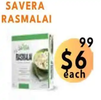 Food World Supermarket Savera rasmalai offer