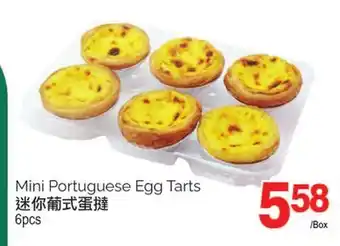 T&T Supermarket Mini portuguese egg tarts-6pcs offer