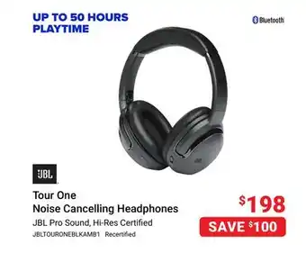 Visions Electronics Jbl tour one noise cancelling headphones offer