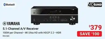 Visions Electronics Yamaha 5.1-channel a/v receiver offer