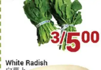 Oceans Fresh Food Market White radish offer