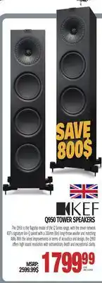 Centre Hi-Fi Kef q950 tower speakers offer