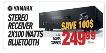 Yamaha stereo receiver 2x100 watts bluetooth