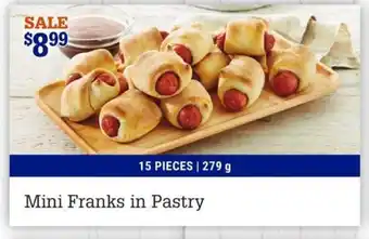 Mini Franks in Pastry