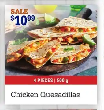 M&M Meat Shops Chicken Quesadillas offer