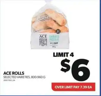 Real Canadian Superstore ACE ROLLS SELECTED VARIETIES, 800-960G offer
