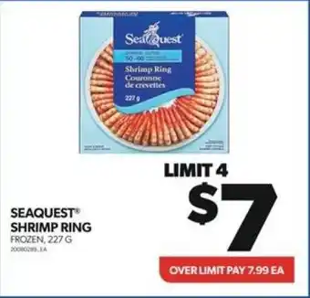 Real Canadian Superstore SEAQUEST SHRIMP RING FROZEN, 227G offer