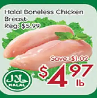 Sunny Food Mart Halal boneless chicken breast offer