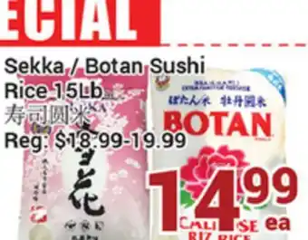 Oceans Fresh Food Market Sekka/botan sushi rice offer