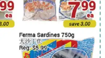 Oceans Fresh Food Market Ferma sardines offer