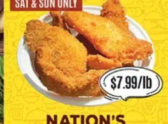 Nations Fresh Foods Nation's fried fish fillet offer