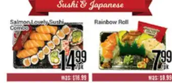 Nations Fresh Foods Rainbow roll offer
