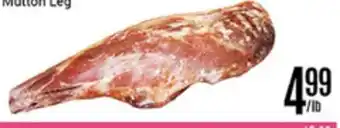 Nations Fresh Foods Bone in mutton leg offer