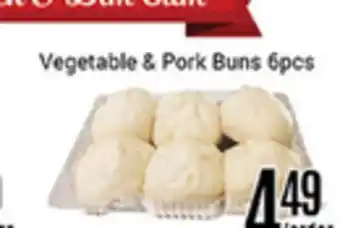 Nations Fresh Foods Vegetable & pork buns 6pcs offer