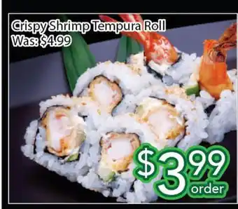 Ample Food Market Crispy shrimp tempura roll offer