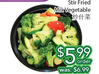Ample Food Market Stir fried mix vegetable offer
