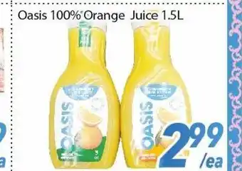 Bestco Food Mart Oasis 100% orange juice offer