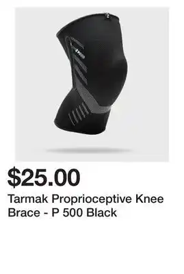 Decathlon Tarmak proprioceptive knee brace - p 500 black offer