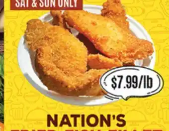 Nations Fresh Foods Nation's fried fish fillet offer