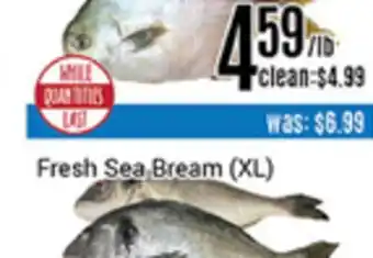 Nations Fresh Foods Fresh sea bream (xl) offer