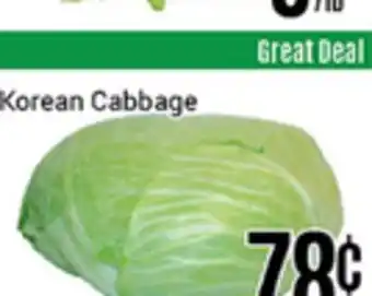 Nations Fresh Foods Corean cabbage offer