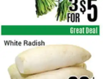 Nations Fresh Foods White radish offer
