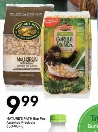 Sobeys NATURE'S PATH Eco Pac Assorted Products 650-907g offer