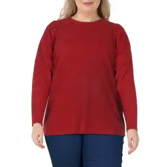 Giant Tiger Lily morgan women's plus round neck blouse offer
