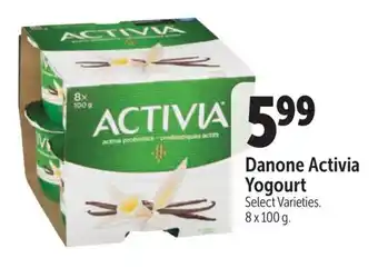 Family Foods Danone Activia Yogourt Select Varieties 8 x 100g offer