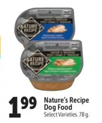 Family Foods Nature's Recipe Dog Food offer