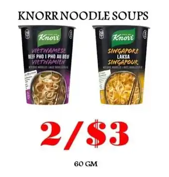 Little Basket KNORR NOODLE SOUPS offer
