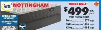 Surplus Furniture Nottingham twin mattress set offer