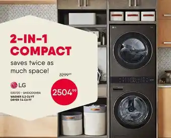 Meubles RD Lg washer 5.2 cu ft dryer 7.4 cu ft offer