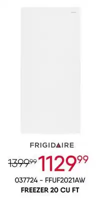 Meubles RD Frigidaire freezer 20 cu ft offer