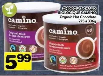 Supermarché PA CHOCOLAT CHAUD BIOLOGIQUE CAMINO Organic Hot Chocolate offer