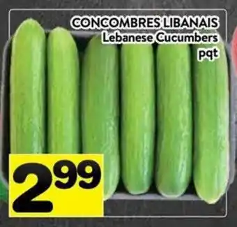 Supermarché PA Lebanese Cucumbers offer