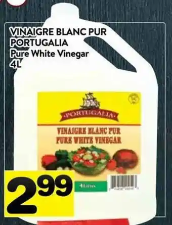 Supermarché PA PORTUGALIA Pure White Vinegar 4L offer