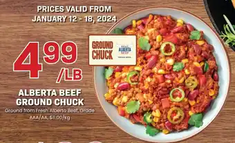 Freson Bros ALBERTA BEEF GROUND CHUCK offer