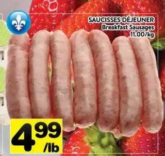 Supermarché PA Breakfast sausages offer