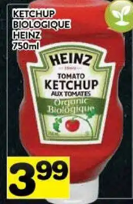 Supermarché PA Ketchup biologique heinz offer