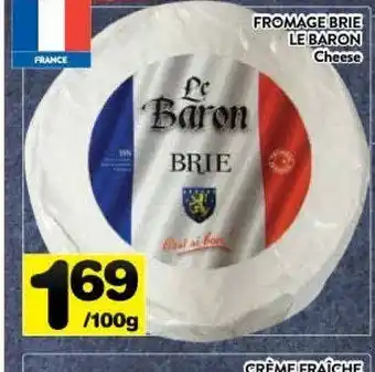 Supermarché PA Le baron cheese offer