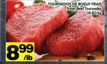 Supermarché PA Fresh beef tournedos offer