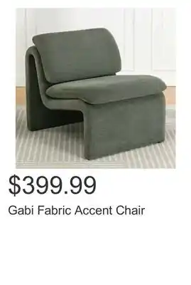 Costco Gabi fabric accent chair offer