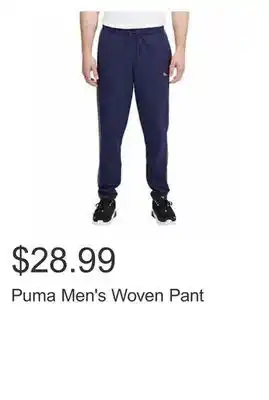 Costco Puma men's woven pant offer