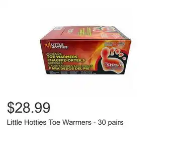 Costco Little hotties toe warmers - 30 pairs offer
