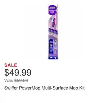 Costco Swiffer powermop multi-surface mop kit offer