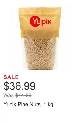 Costco Yupik pine nuts, 1 kg offer