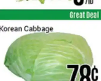 Nations Fresh Foods Korean cabbage offer